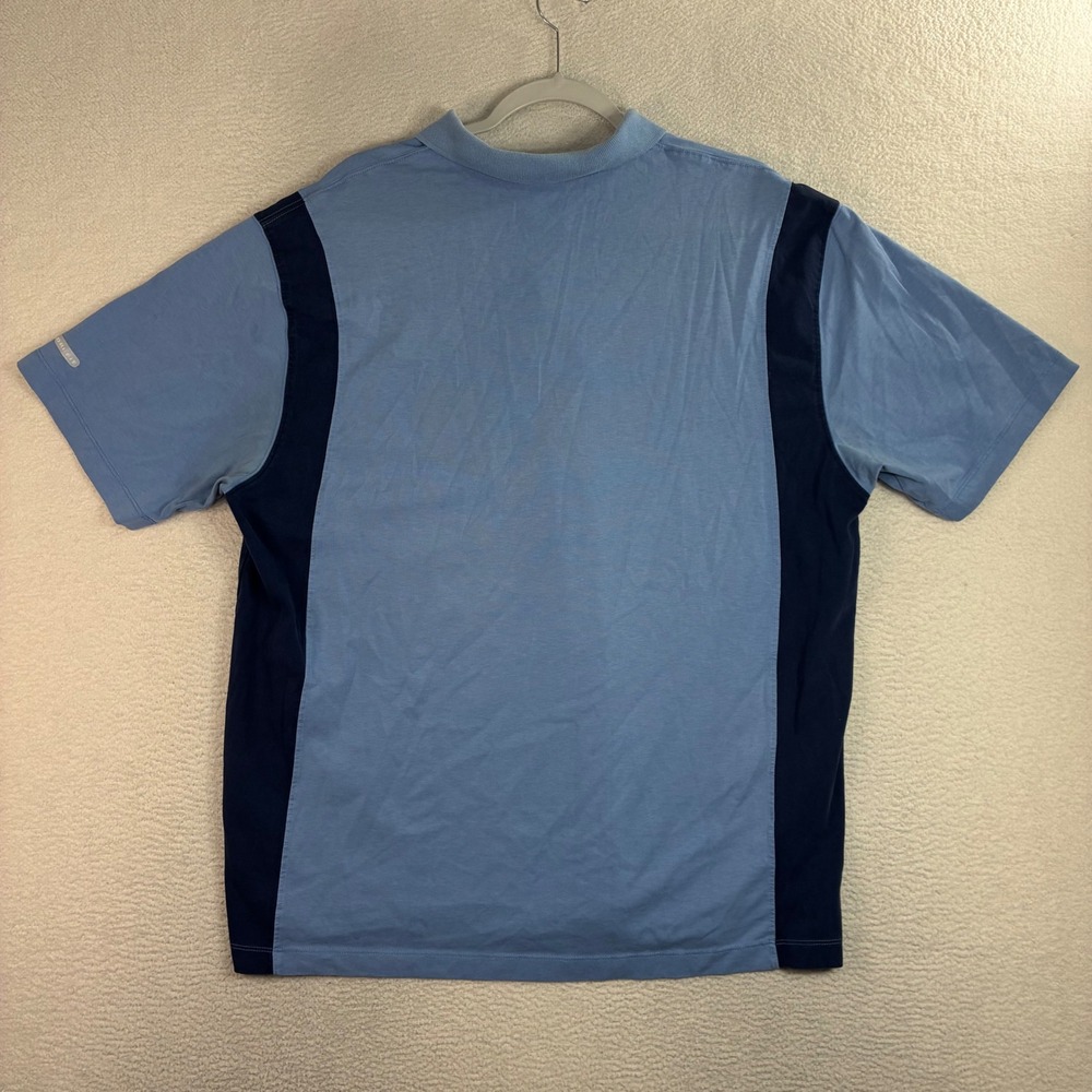 Vintage Nike Court Polo Shirt Men XL Blue Tennis Preppy Casual Dri Fit Y2K - Picture 3 of 7